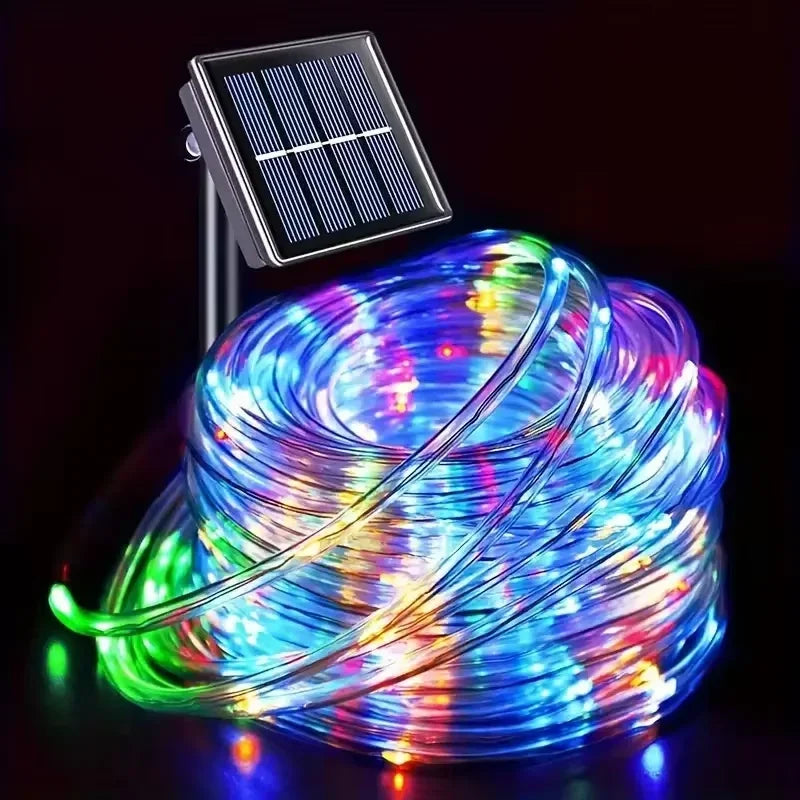 Solar Rope Outdoor Fairy String Lights