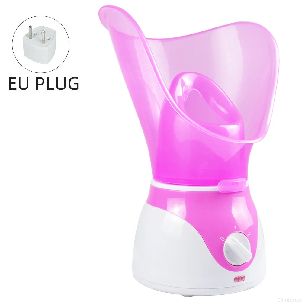 50ML Facial Steamer Nose Steamer Hot Sprayer Face Humidifier Skin Moisturizing Pores Cleansing Skin Deep Hydration Control Oil