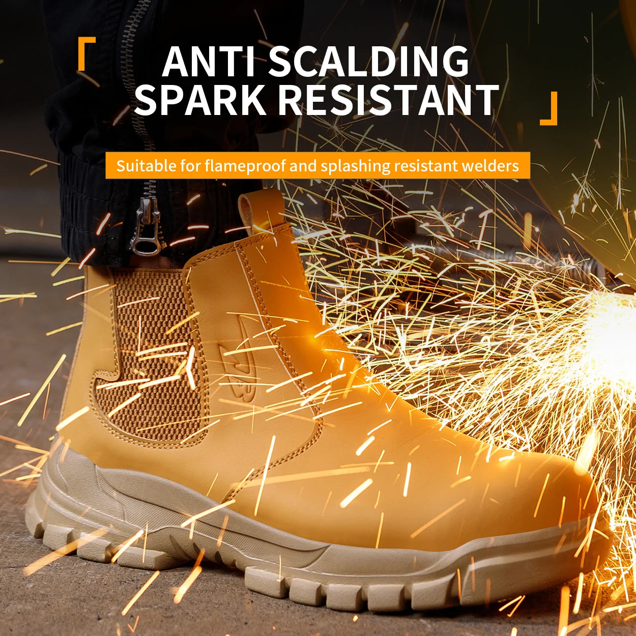 Waterproof Men's Anti Impact And Anti-Puncture Boots