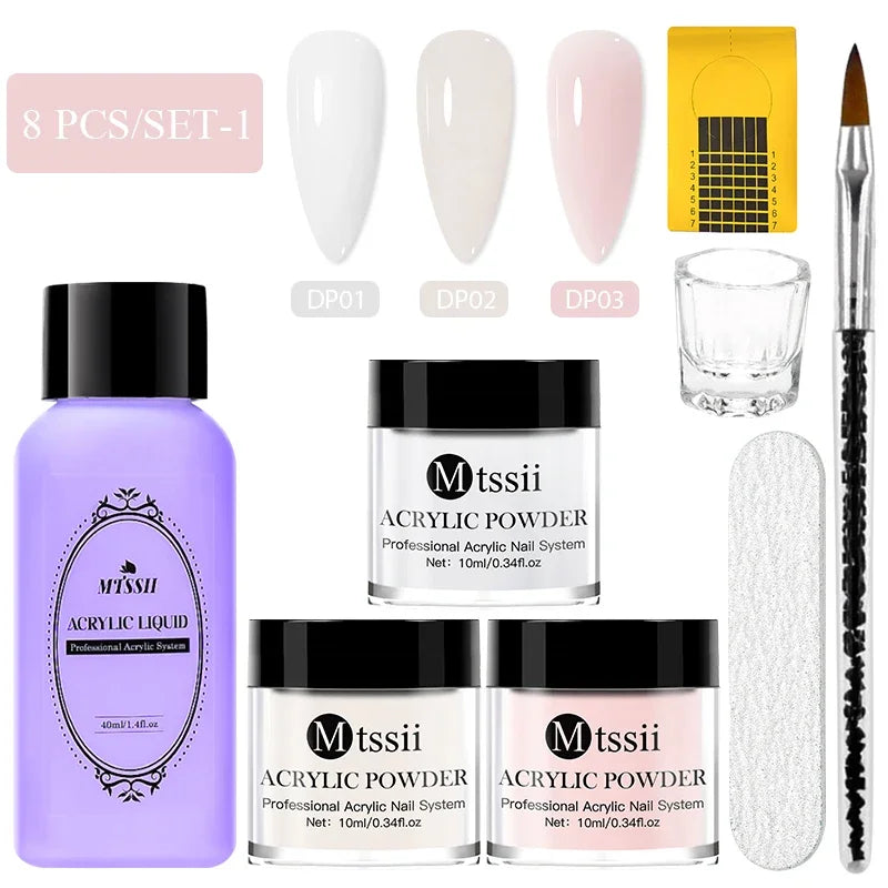 Acrylic Powder Nail System Set