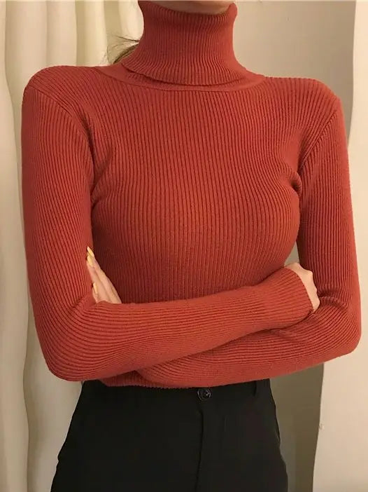 Women Knitted Cashmere Jumpers Soft Sweater