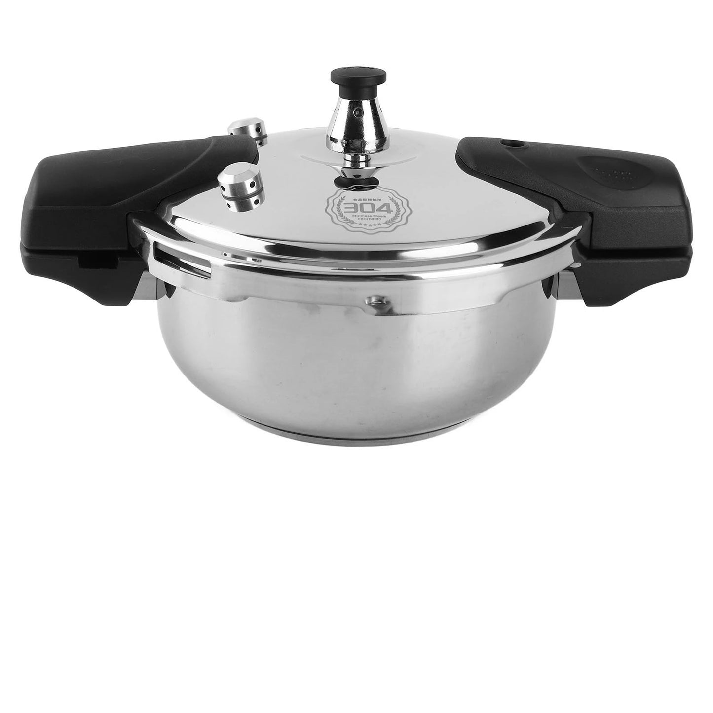 1.8L Pressure Cooker Stainless Steel Safe Explosion Proof 1.8LPressure Cooker Oyster Fish Head Pot for Gas Stove Indu