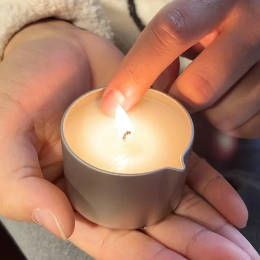 1pc Scented Candles,Low Temperature Massage Essential Oil Candle,Suitable for Bedroom Bathroom,SPA Flirtation Romantic home