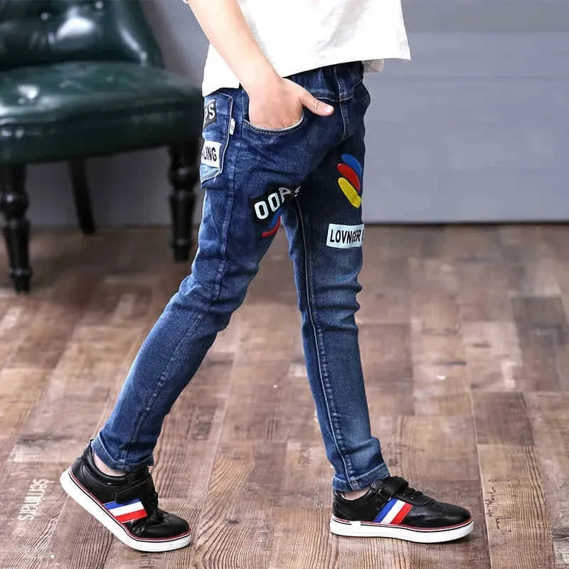 Teenager Boys Slim Fit Casual Trousers