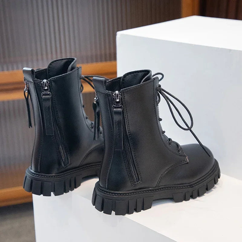 Fashion Warm Double Zipper Anti-skid Boots