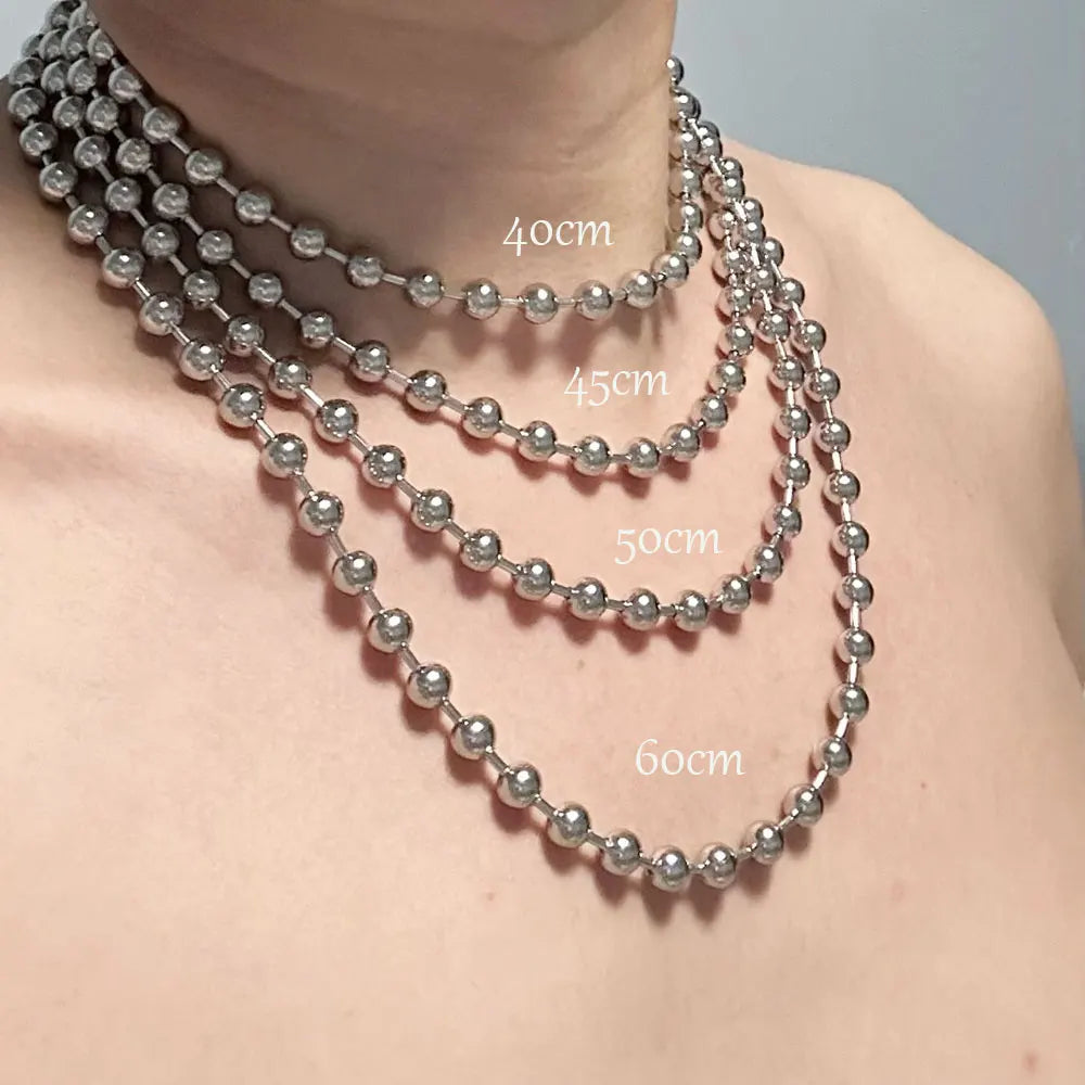 Ball Chain Layering Necklace