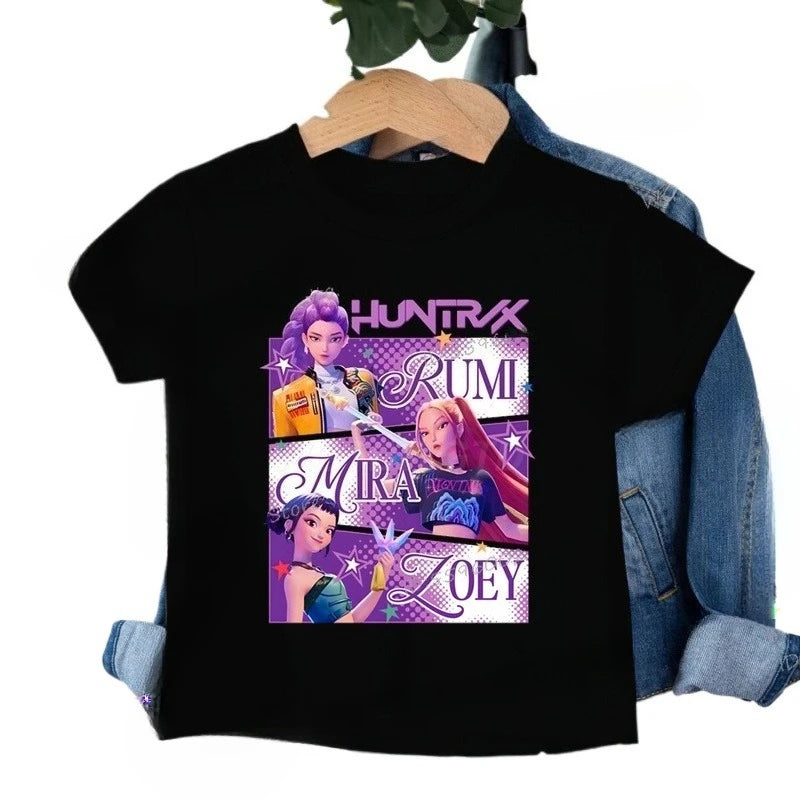 Children's K Pop Demon Hunters Fashion T Shirt