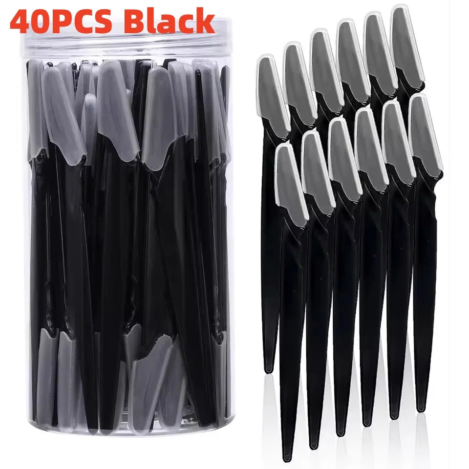10/40 Pcs Eyebrow Trimmer Face Blade