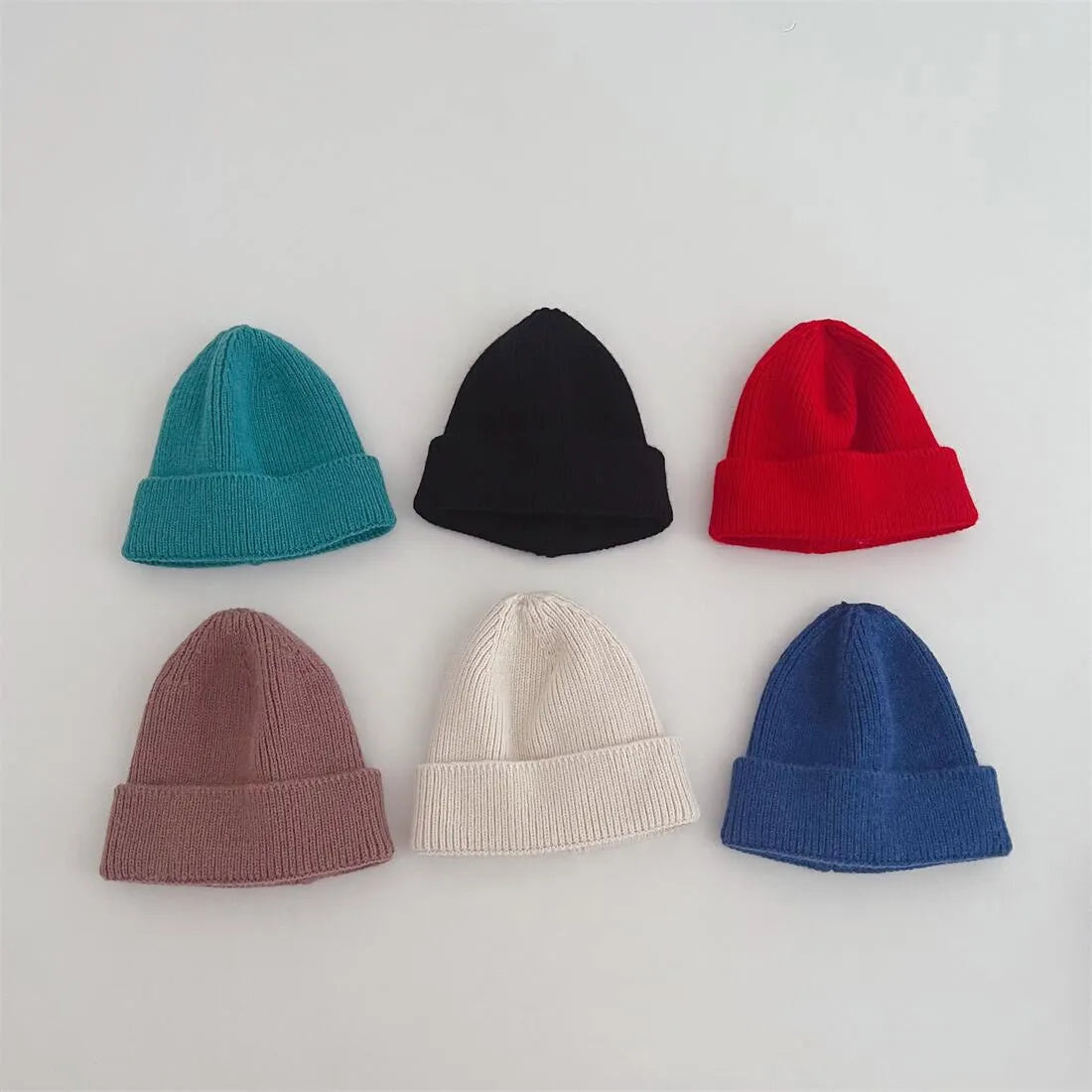 Children Knitted Hat Baby Warm Soft Cotton Cap