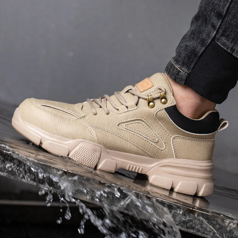 Men Steel Toe Anti-smash Indestructible Shoes