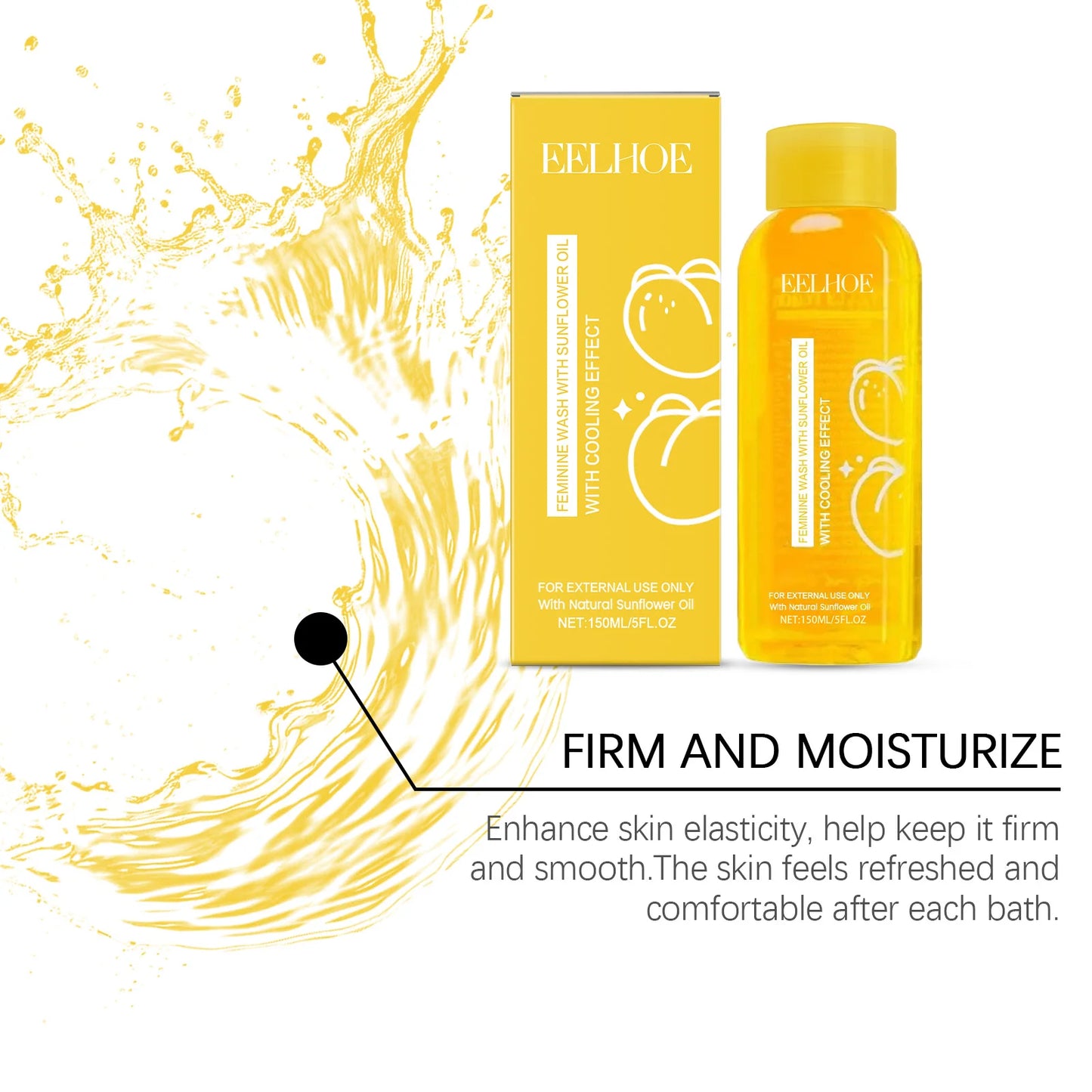 Female Body Wash with Natural Sunflower Oil