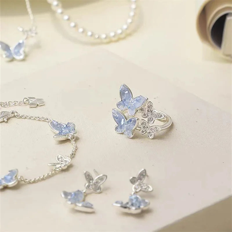 Fashion Butterfly Jewelry Set