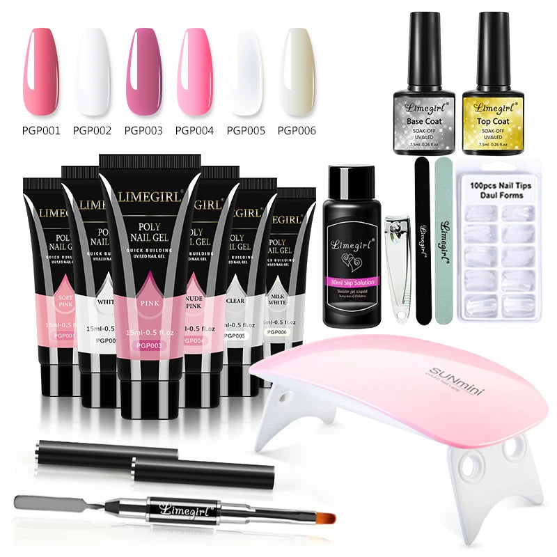 Nail Gel Kit For Quick Extension Nail Art