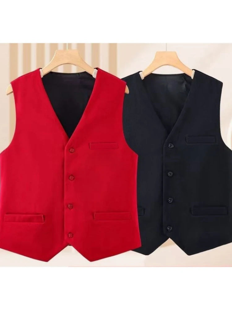 Casual Chic In Office Lady's Waistcoat