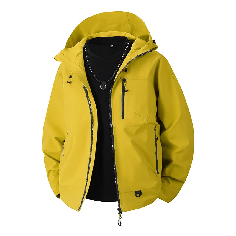 Windbreaker Hooded Zip Up Hiking Jackets