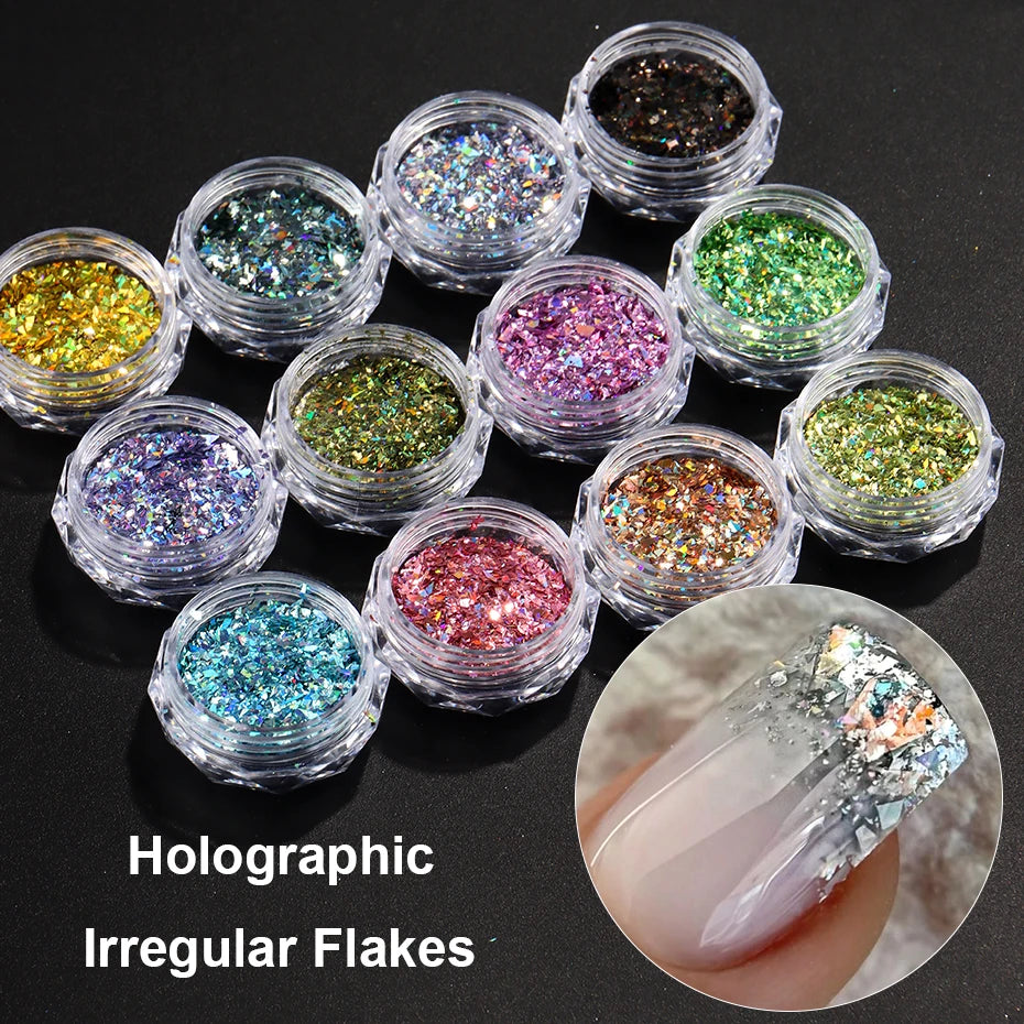 Holographic Mermaid Nail Glitter