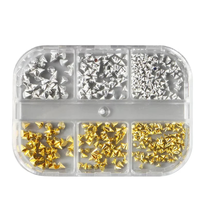 Punk Nail Rivets Spikes Metal Studs