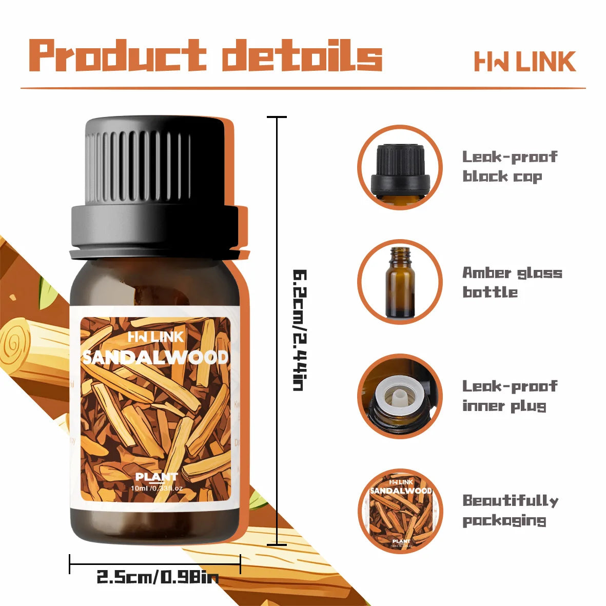 100% Pure Sandalwood Essential Oil