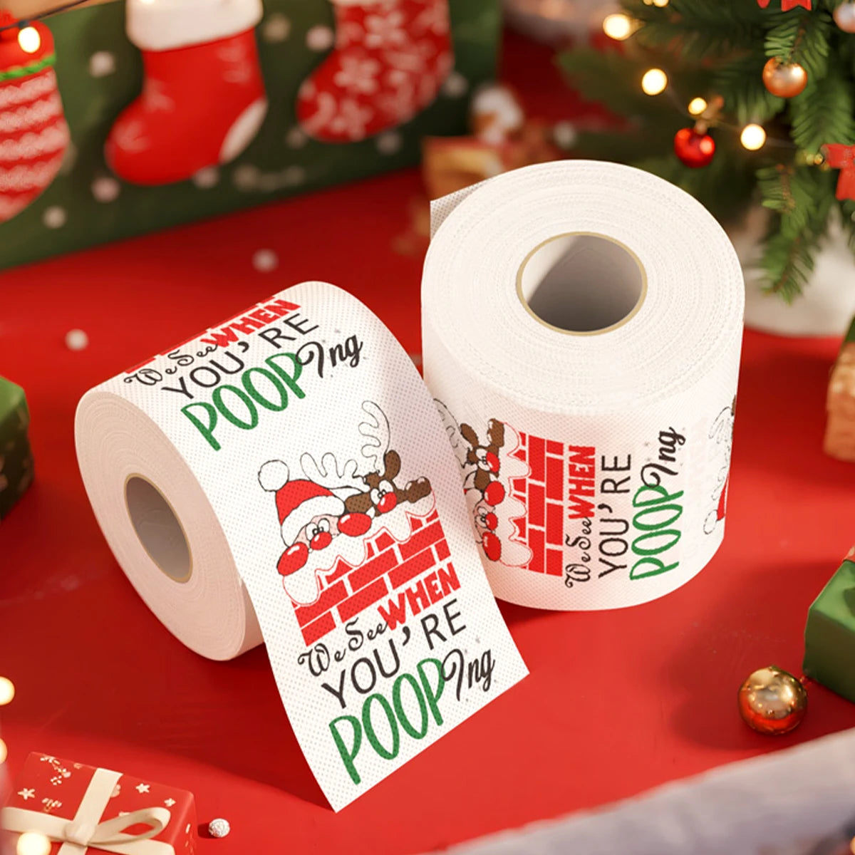 Christmas Toilet Roll Paper