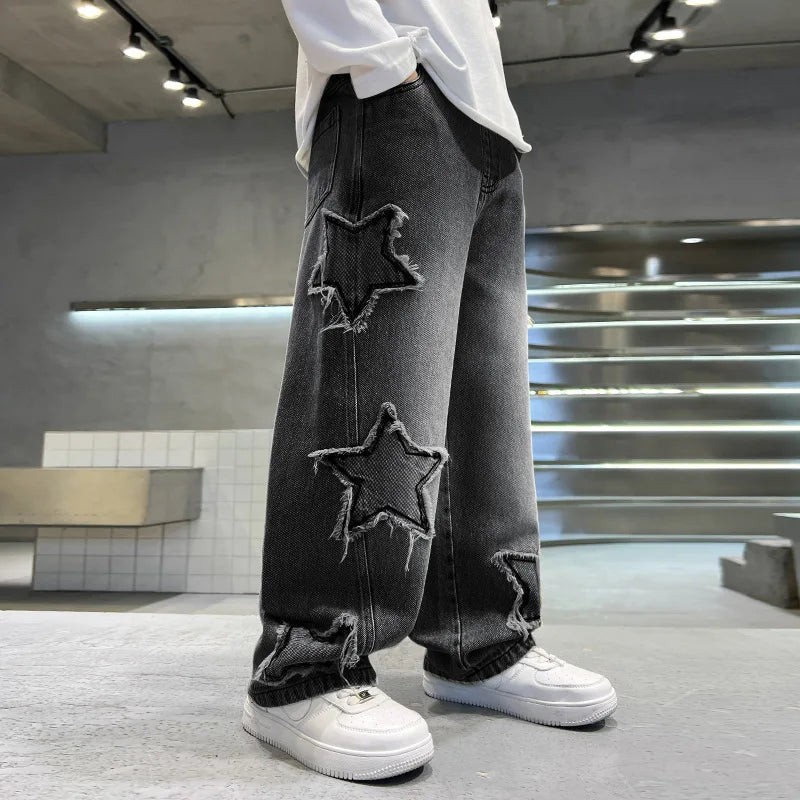 New Fashion Teenager Boys Denim Pants