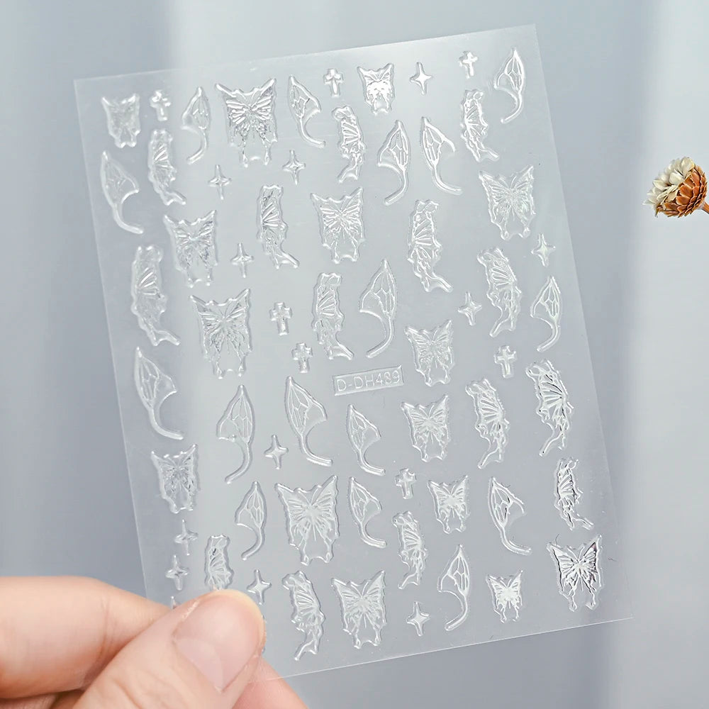 3 D Bronzing Nail Art Sticker