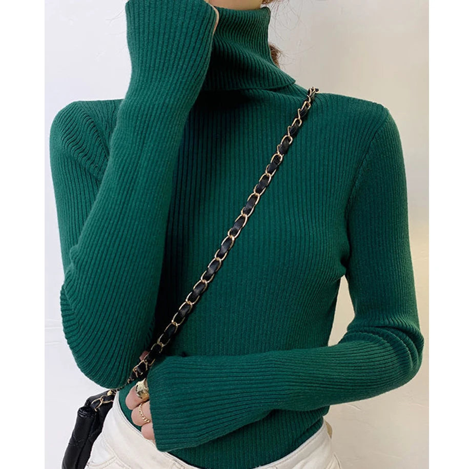 Women Knitted Cashmere Jumpers Soft Sweater
