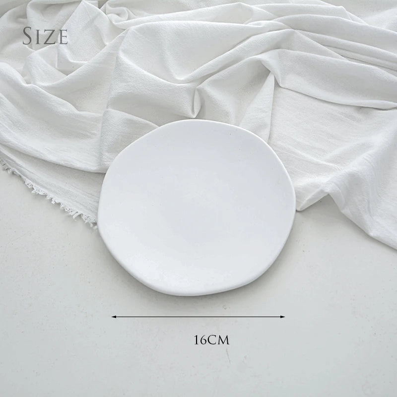 Embryo Ceramic Jewelry Storage Disk, Display Shelf, Aroma Candle Tray, Photography Props, Home Decoration, Light, Luxury