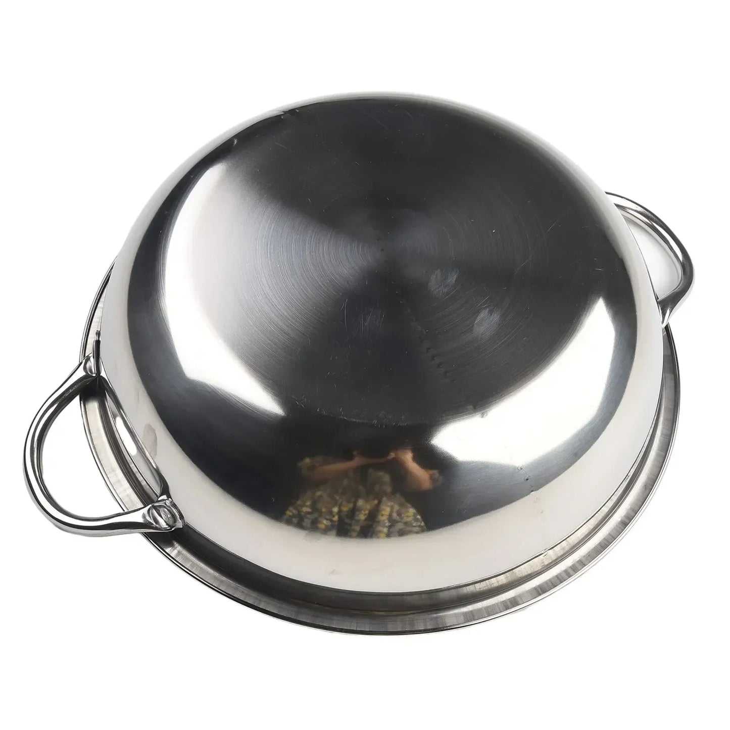 28/30cm Twin Divided Hot Pot Stainless Steel Hotpot Kitchen Cooker Home Cooking Cookware Dish Plate Compatible Cooker Gas Stove