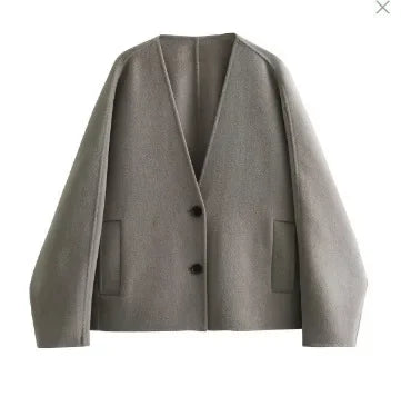 New Style Women's Woolen Top Cross-border Jacket