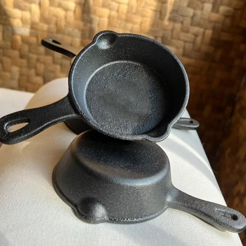 2025 New 8.5CM Cast Iron Material Frying Pan Non-stick Cookware Fried Steak Pot Saucepans Kitchenware Kitchen Cooking