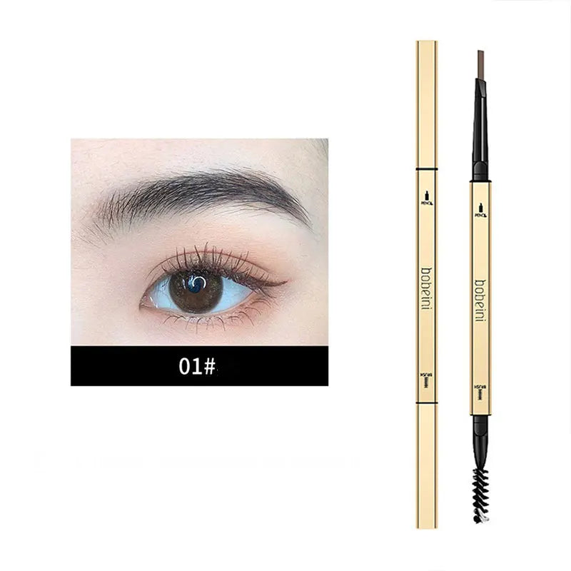 Small gold bar double-ended eyebrow pencil