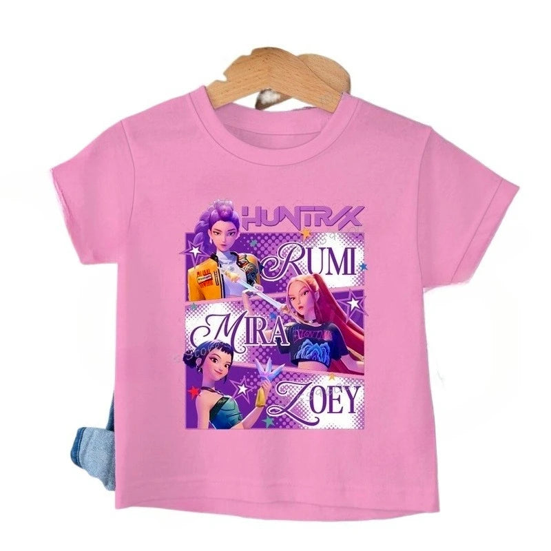 Children's K Pop Demon Hunters Fashion T Shirt