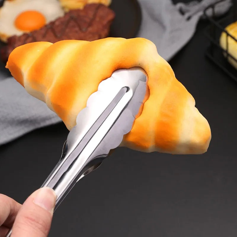 Stainless Steel Kitchen Food Tongs Household Products Cooking Utensils Cookware Bbq Assesories Grill Accessories Buffet Bread