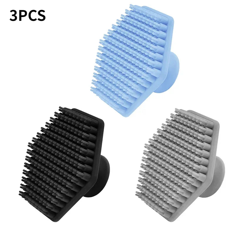 Men Facial Cleaning Brush Scrubber Silicone Miniature Face Deep Clean Shave Massage Face Scrub Brush Face Cleaner