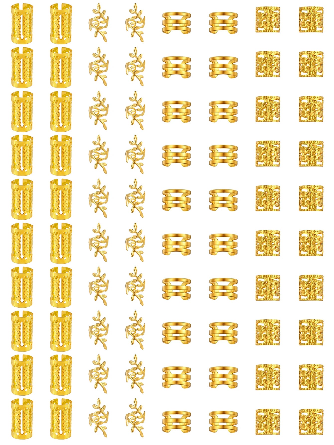 Elegant Hollow Out Hair Rings For Women