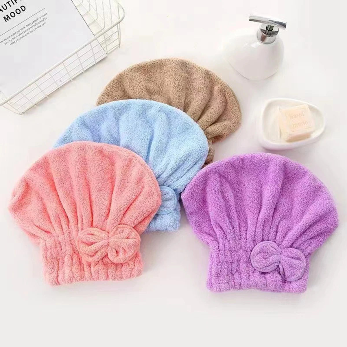 Microfiber Hair Drying Towels Head Wrap