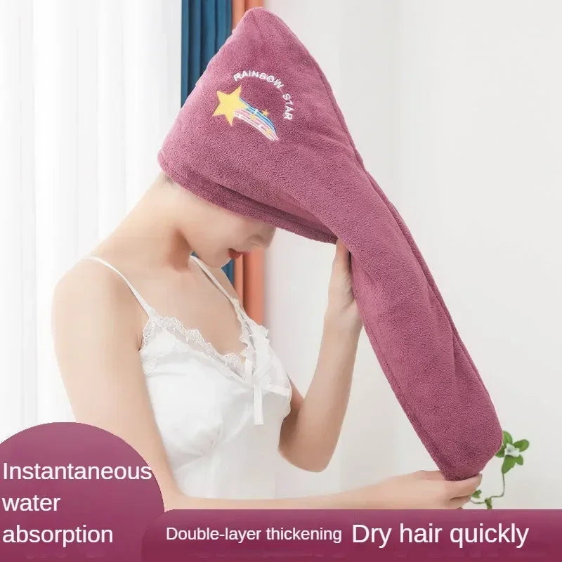 Quickly Dry Hair Towel Super Absorbent