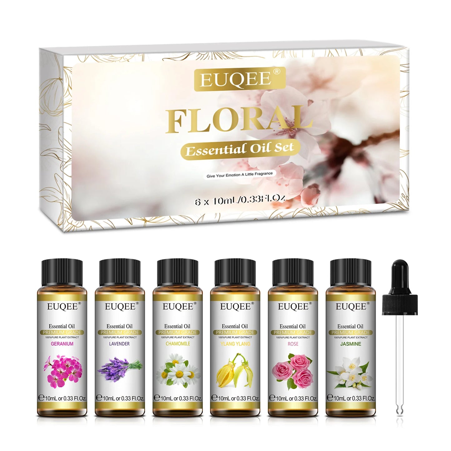 6 Bottles Floral Series Essential Oils Set Candle Making