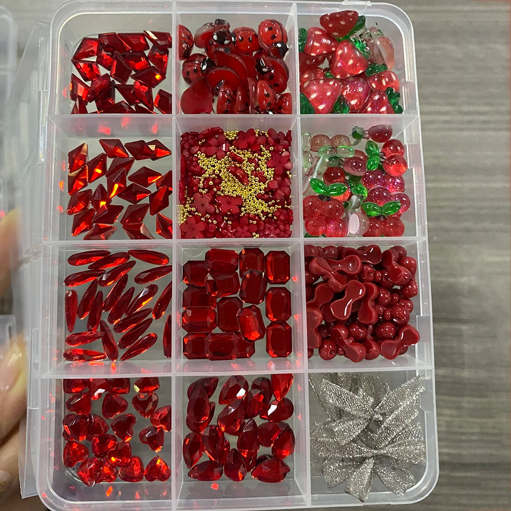 3D Multi-Shapes Flower Butterfly Nail Art