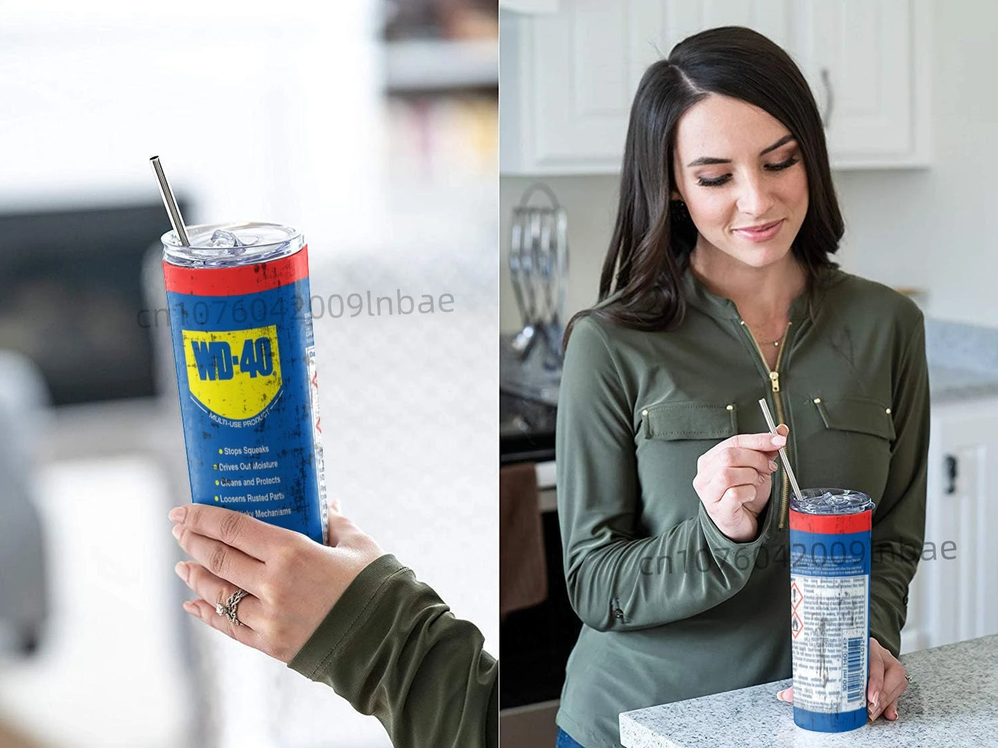 20Oz WD40 Mechanic Oil Stainless Steel Vacuum Double Wall Insulated Tumbler with Lid Cold Hot Drink Coffee Mug Engineer Gifts