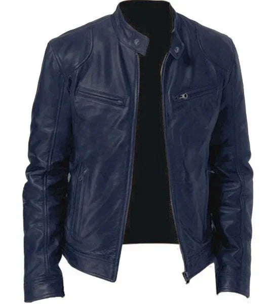 Winter Fashionable PU Leather Men Jacket