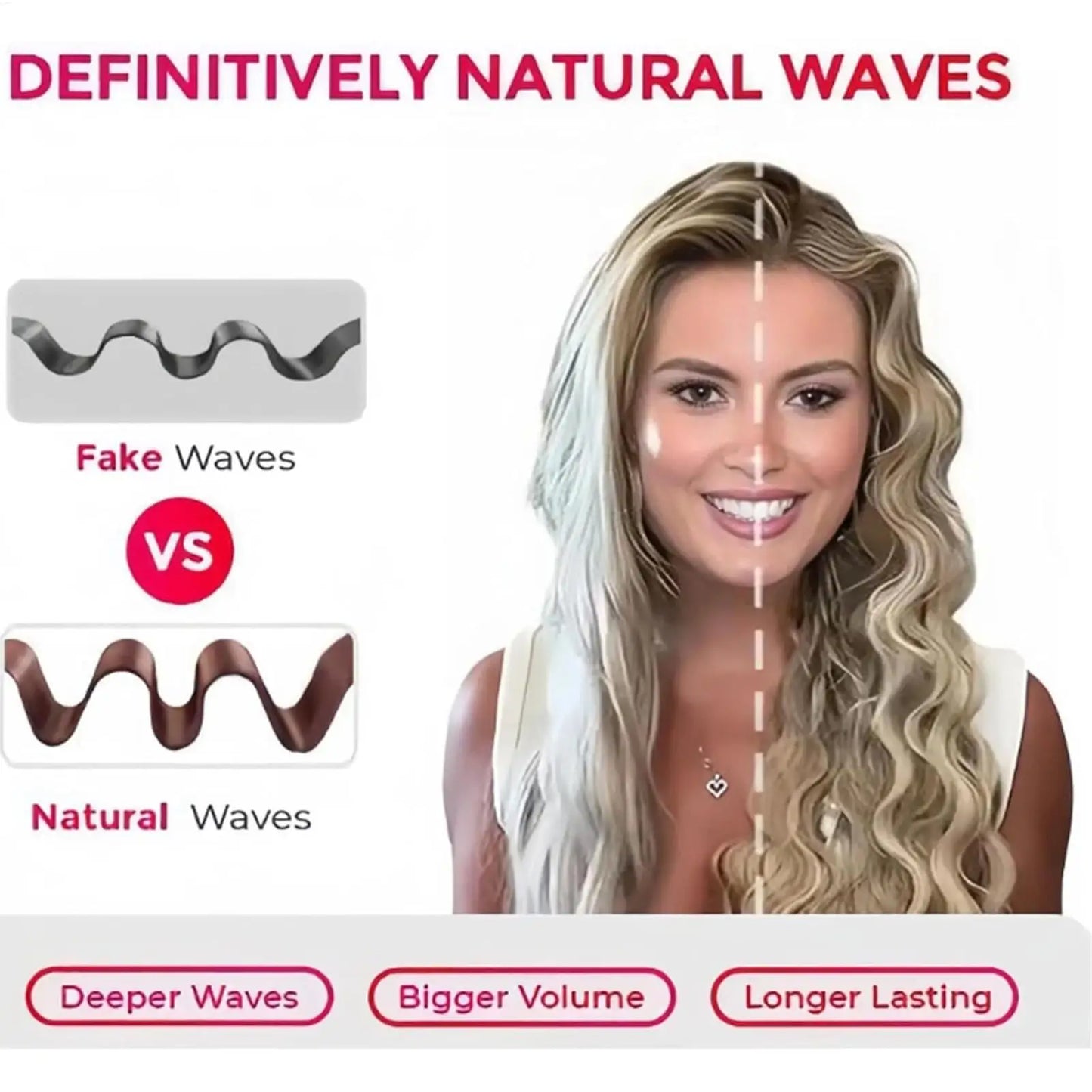 Electric Negative Ion Curling Iron Hair Curler for Women Hairdressing Tool with Adjustable Temperature for Salon Home Travel