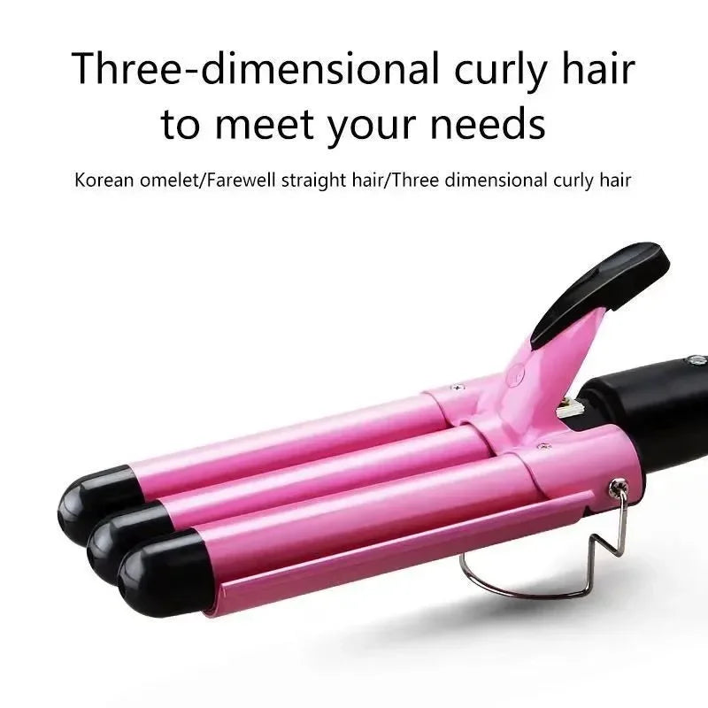 Professional Hair Curling Iron Ceramic Triple Barrel Hair-Curler Irons Hair Wave Waver Styling Tools Hair Styler Wand for Woman