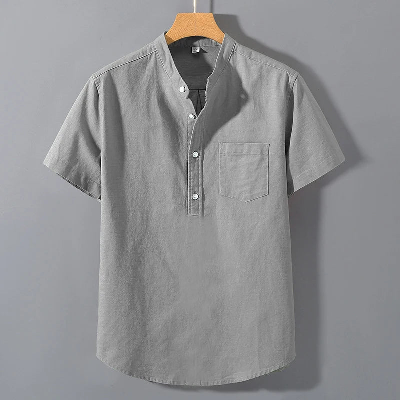 Summer Stand Up Collar T Shirts