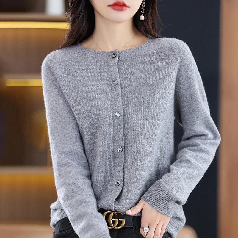 High-Grade Knit Cardigan Fashion Coat