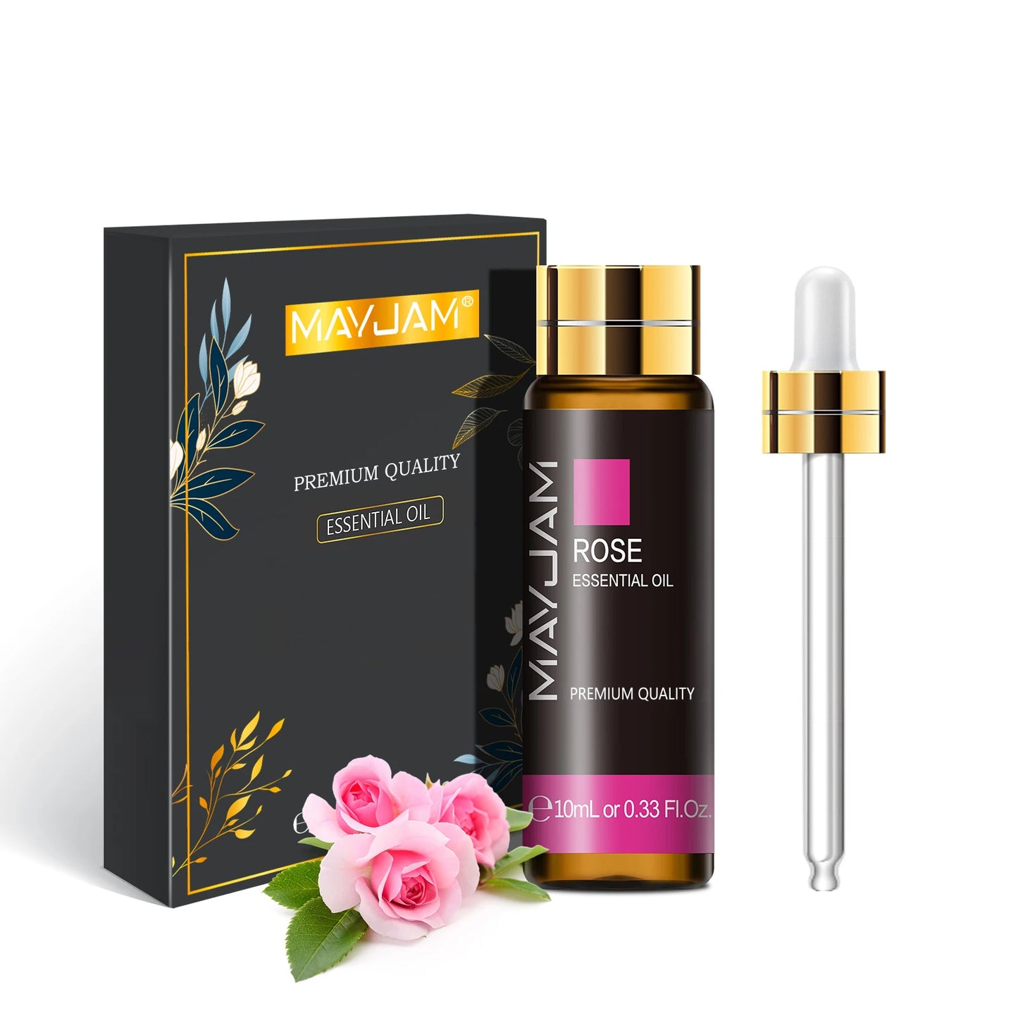 Essential Mint Lavender Tea Tree Rose Vanilla Sandalwood Jasmine Oil