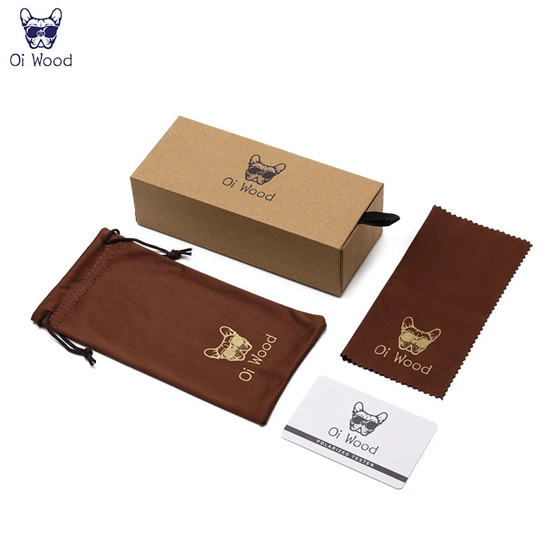 Natural Wooden Polarized Fashion Sun Glasses