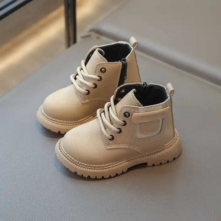 Leather Casual Comfortable Warm Kids Boots