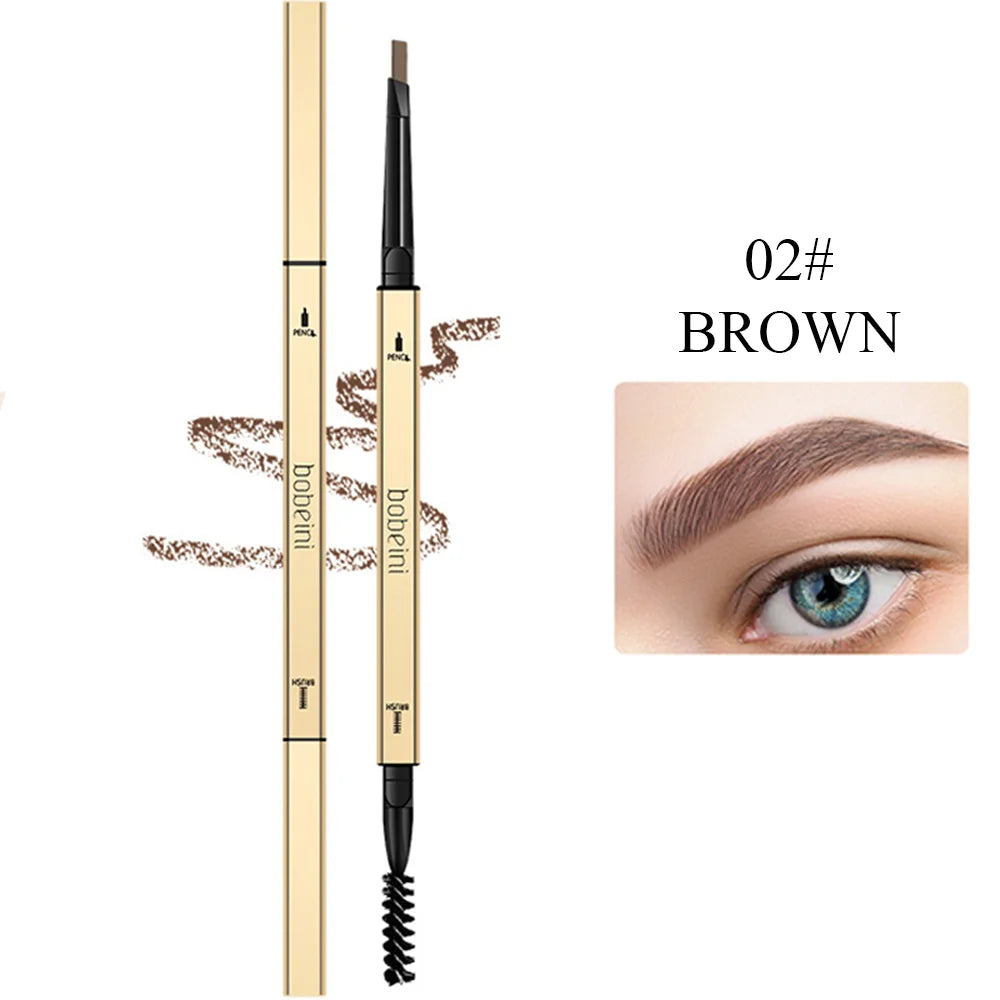 Dual-Ended Waterproof Eyebrow Pencil