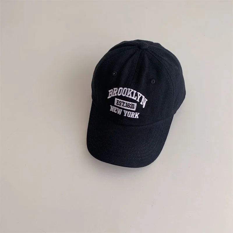 Korean Baby Baseball Letter Embroidery Cap